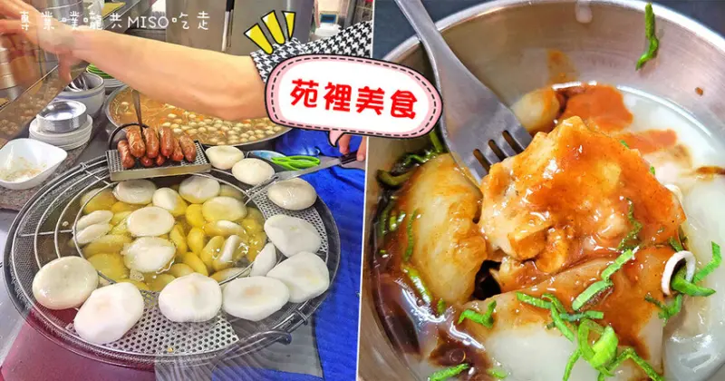 【苑裡美食】金光肉圓 ➤ Q彈外皮搭配鮮筍肉餡！苑裡銅板小吃，苑裡夜市旁！垂坤伴手禮周邊美食！