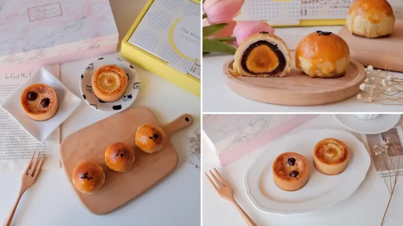 【中秋月餅推薦】桃園香草蛋糕舖～桃園十大伴手禮月光禮盒、蛋黃酥禮盒～桃園伴手禮推薦