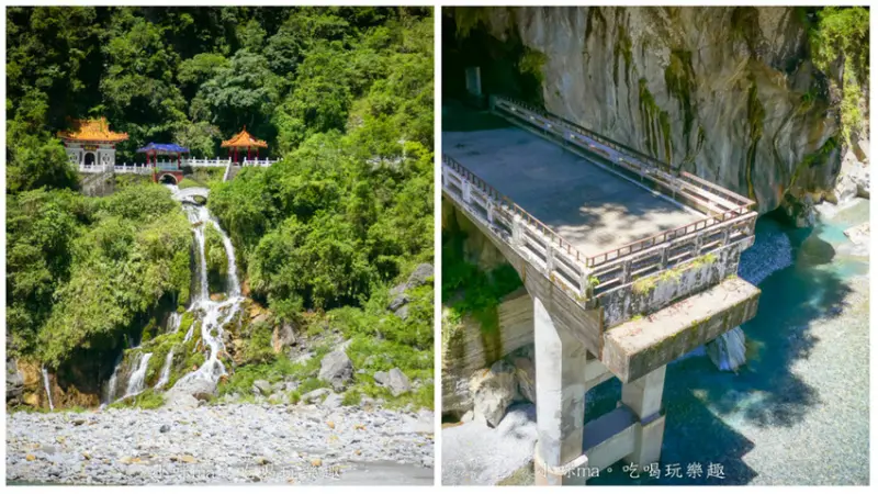 花蓮太魯閣國家公園景點 | 超輕鬆的長春祠步道 10分鐘就能近距離感受長春祠的美。隱藏斷橋絕對要拍到翻。花蓮景點 / 太魯閣景點