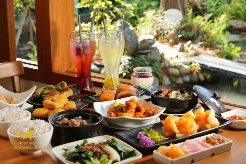 台中美食 │ 田寮農莊 搭捷運就可到的落羽松秘境 還有古早味農家菜 台中南屯景觀餐廳推薦