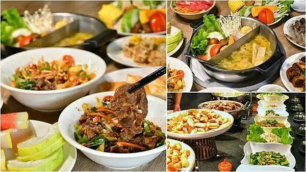 【台北中山】大戈壁蒙古烤肉 | 蒙古烤肉、火鍋吃到飽，2022升級新菜色，自助吧升級，水果甜點自助吧，台北平價吃到飽，，松江南京平價美食，平價烤肉推薦