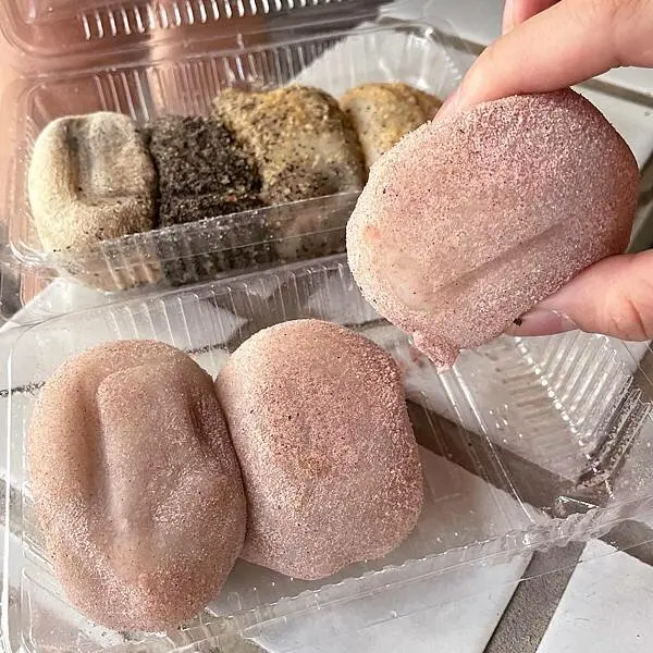 有福記麻糬∥苓雅區美食∥超夯芋頭麻糬∥超人氣街邊小點