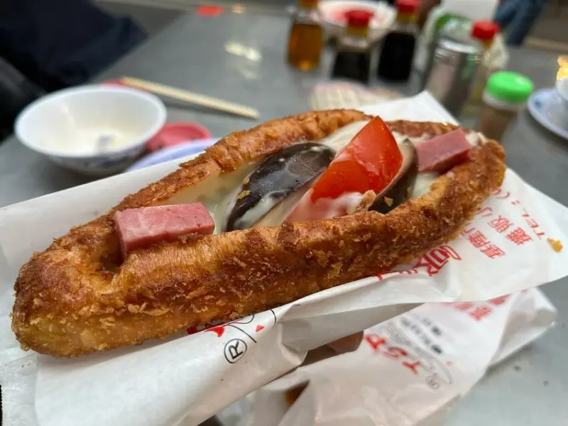 基隆食記｜天盛舖營養三明治：基隆廟口人氣攤位