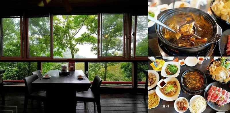 菇神觀景複合式餐飲 ❙ 新社養生菇類料理、原木家傳土雞鍋，必比登推薦美食!