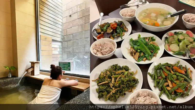 【六重溪千霞園】全台唯一蔬食溫泉民宿開箱  泡溫泉、吃蔬食一次滿足