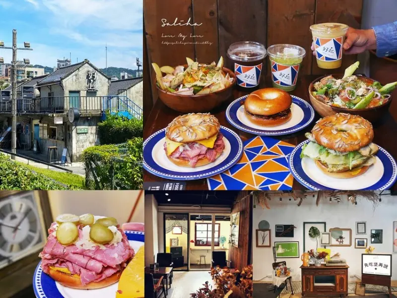 好丘信義店~平價吃米其林名廚的星級貝果堡,果昔好好喝