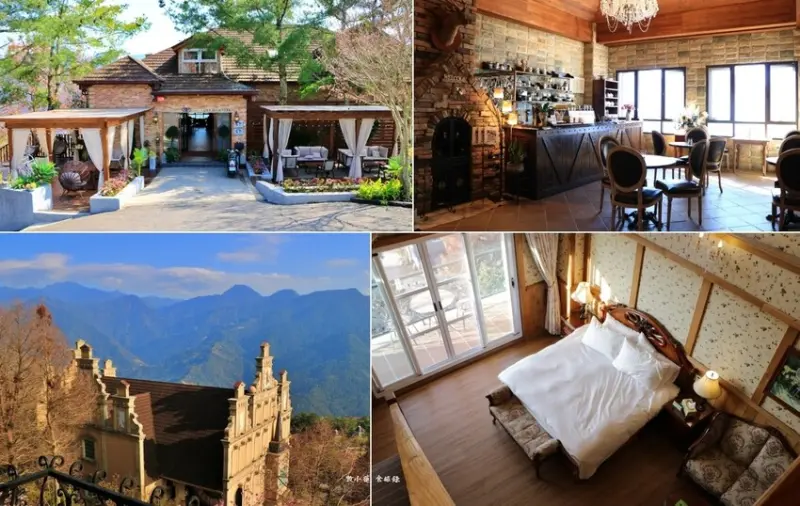 【清境住宿推薦】佛羅倫斯渡假山莊-君士坦丁堡‧洛可可古典樓中樓四人套房，巴洛克式建築感受異國風情的浪漫景致 - 敦 小 蓮の食旅錄