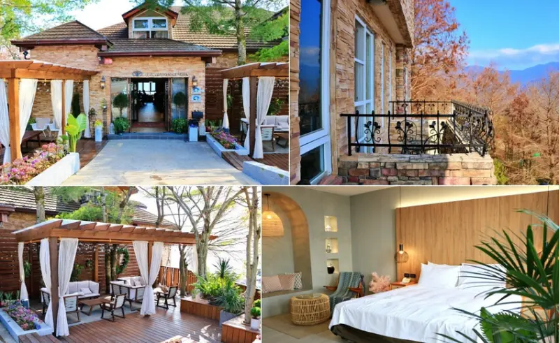 【清境住宿推薦】佛羅倫斯渡假山莊-義式鄉村城堡‧櫻花與落羽松圍繞的歐式設計，感受不一樣的一泊二食歐風浪漫之旅 - 敦 小 蓮の食旅錄