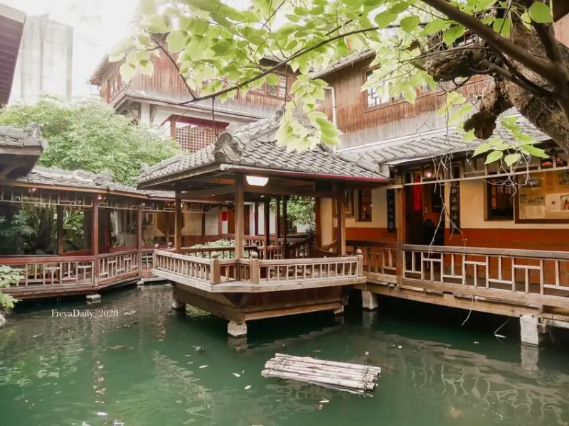 無為草堂人文茶館│台中南屯區 藏身公益路絕美景觀餐廳 隱藏市區庭園包廂茶館