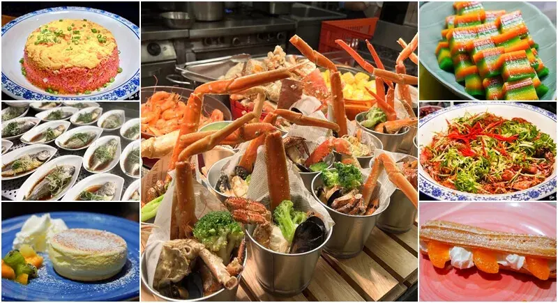 台北喜來登十二廚自助百匯》 2023 仲夏海鮮季(期間限定)，松葉蟹海鮮桶 澎湖特色現流海鮮  夏日全新芒果料