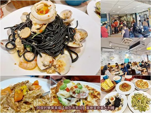 ﹝新北市新莊﹞富樂里奇義大利麵　百元價位的超人氣、高CP值義大利麵、燉飯、焗烤　∕新莊體育園區周邊美食∕新莊義大利推薦∕新莊燉飯推薦∕新莊焗烤推薦