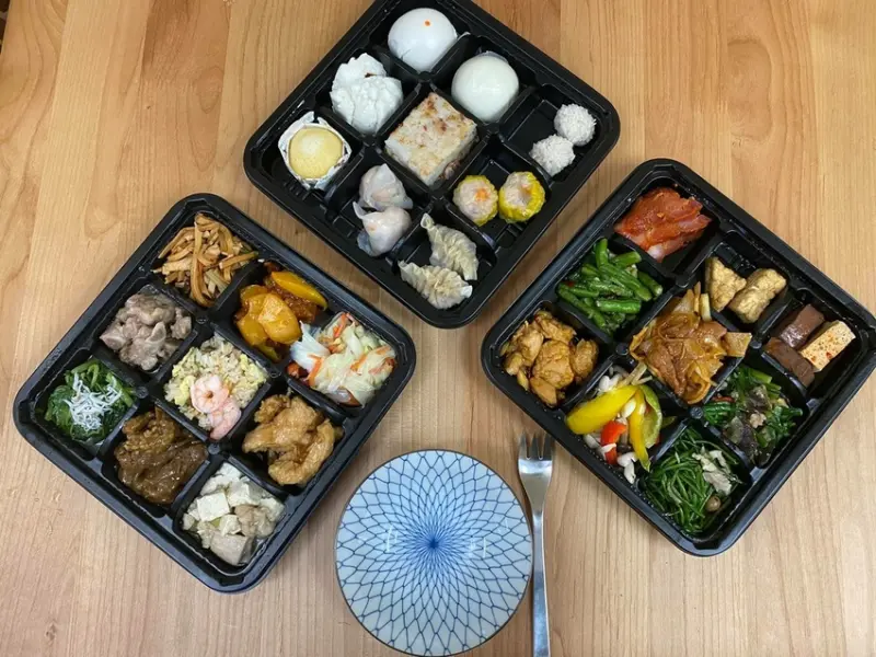 【台北外帶美食】福華飯店珍珠坊港點外送外帶評價，該選20品午餐或9宮格27品晚餐呢?