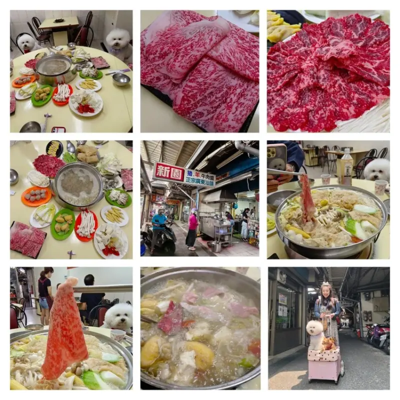 【屏東市】寵物友善餐廳。新園老店牛肉爐。涮和牛+霜降牛肉