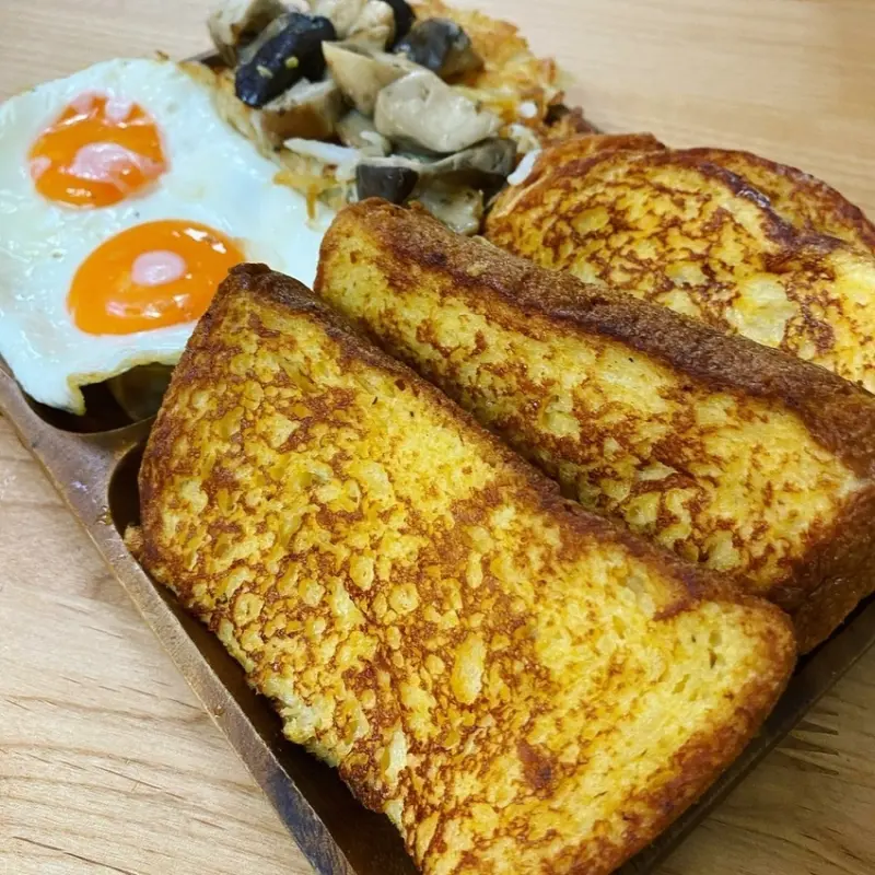 【台北外帶外送美食】疫情期間也不能放棄的早午餐，經典老店樂子必點法式吐司
