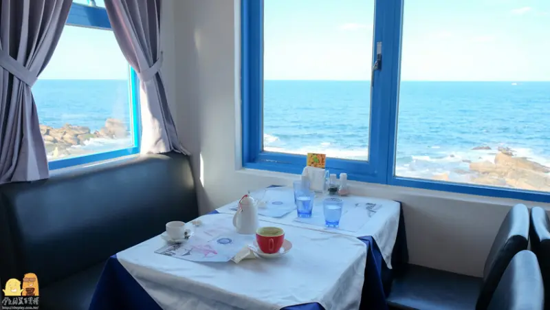 地中海風基隆看海餐廳 #聖托里尼海景餐廳/ WalkerLand窩客島整理提供 未經許可不可轉載