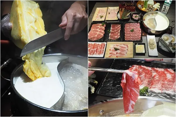 桃園｜大漠紅頂級蒙古鍋．桃園麻辣火鍋吃到飽推薦！超狂瀑布起司牛奶鍋 Prime等級美牛.西班牙伊比利豬