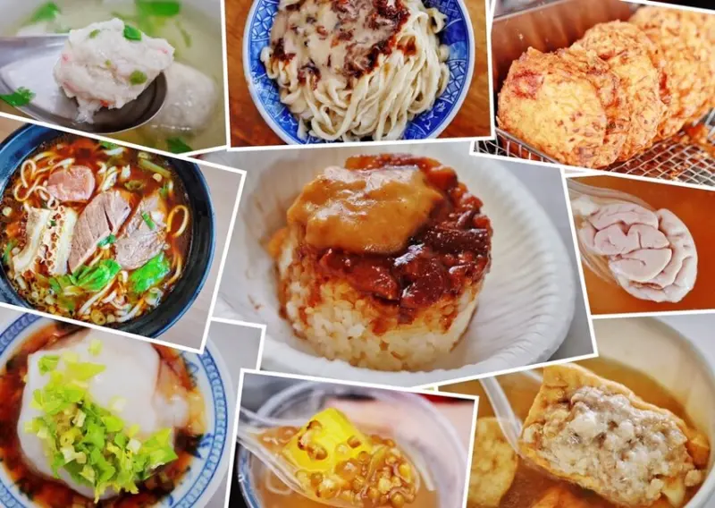 台中平價小吃/清水紫雲巖周圍吃吃喝喝，分享8間清水美食小吃，你吃過哪幾家？