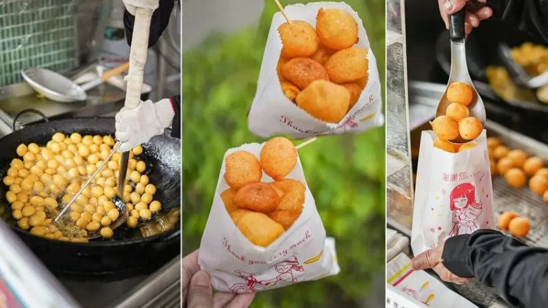 高雄美食｜超佛系銅板美食/一顆一塊QQ蛋/朱爺爺QQ蛋地瓜球