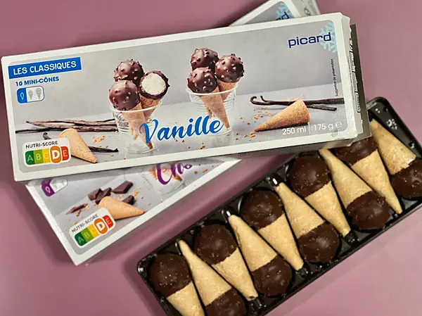 【超商美食￭全家】法國Picard x 迷你香草巧克力、巧克力脆皮甜筒
