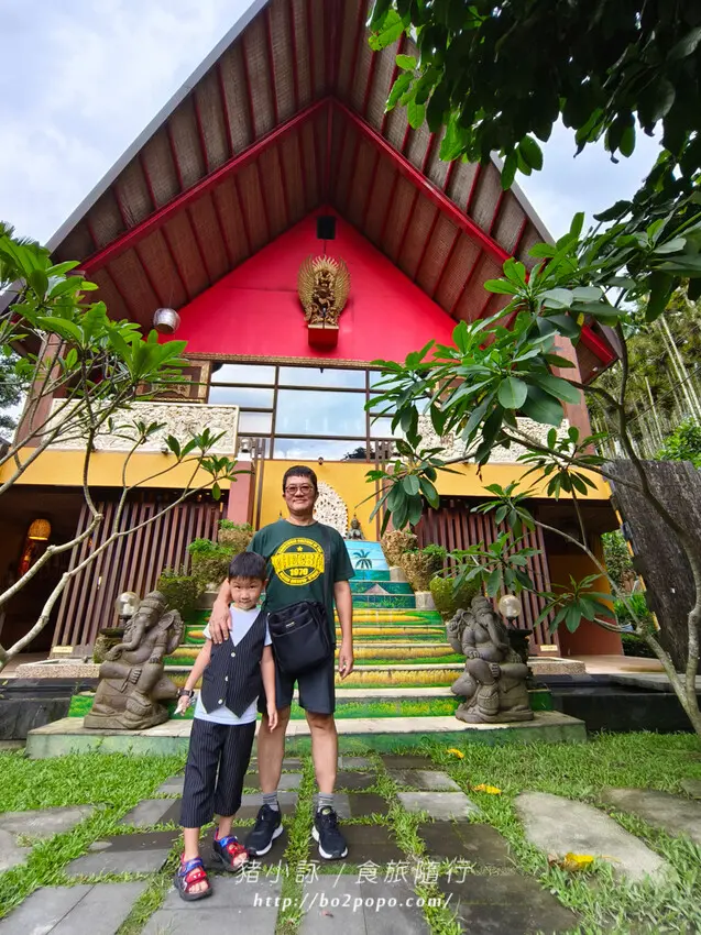 南投。魚池》烏布雨林峇里島主題餐廳。近日月潭的南洋風餐廳