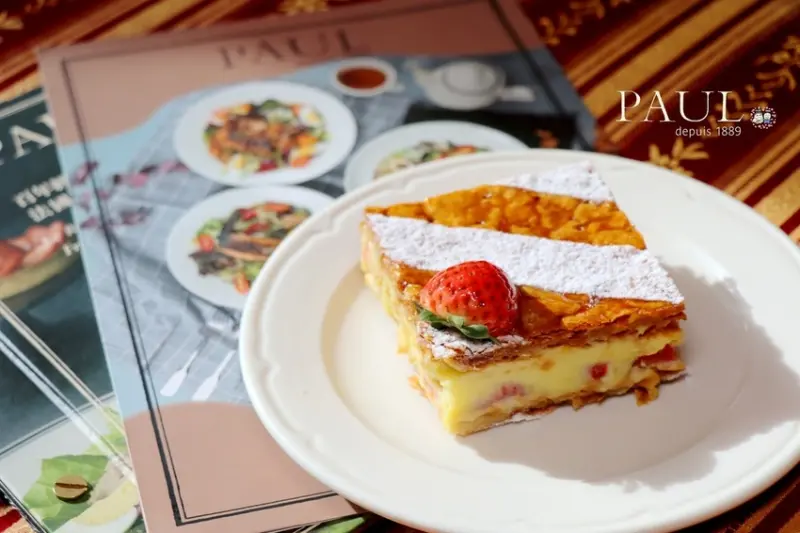 超人氣草莓千層派這裡吃.讓你一秒到法國的優雅法式餐廳.秋冬饗宴新菜上市.台北大安區歐風餐廳/麵包店/下午茶推薦-♥PAUL♥仁愛店