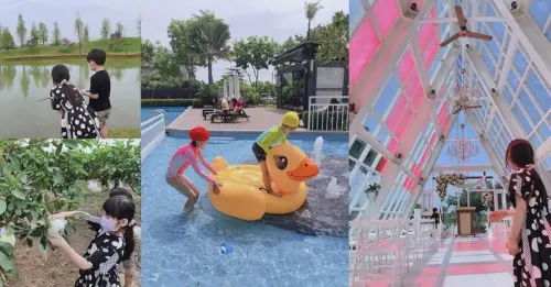 台南親子住宿推薦│贊美酒店。控土窯、釣魚、游泳、免費單車、網美證婚教堂！超美味港式餐廳！