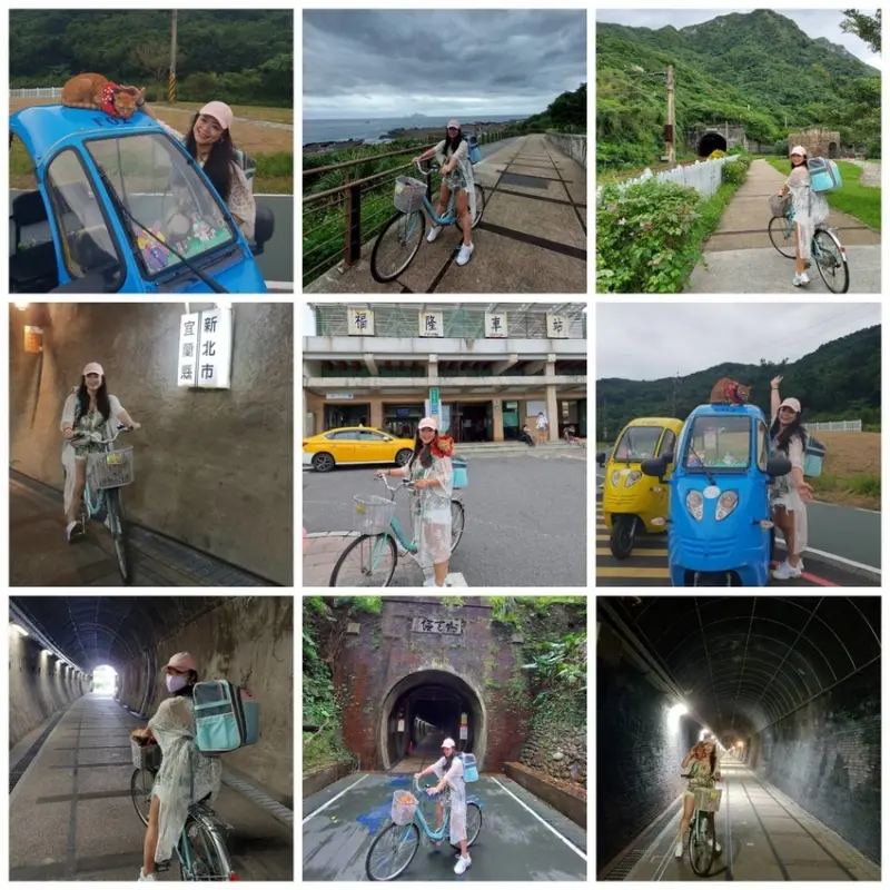 【新北.福隆】舊草嶺隧道騎自行車。草嶺之旅自行車行租車。漫遊無敵海景自行車道