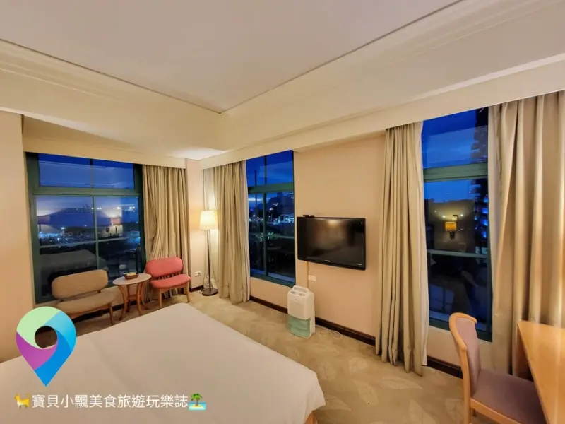 [住宿]新北淡水 鄰近淡水漁人碼頭、淡水老街 享受兩面大採光的淡水河景 漁人碼頭休閒旅館