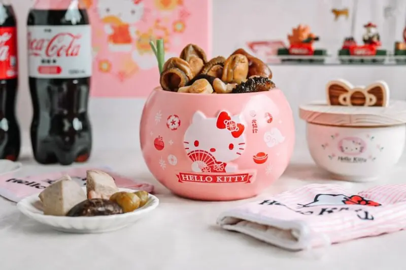 最萌年菜駕到~老協珍Hello Kitty虎虎生風佛跳牆x可口可樂x Le Creuset聯名強強出手