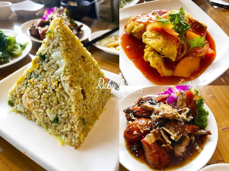 【台北貓空美食】四哥的店超人氣老店，以茶入菜料理，合菜料理分量足夠CP值超高，用餐還可以看手相面相準確度90%以上，遠望台北101讓你視覺及味覺的雙重享受