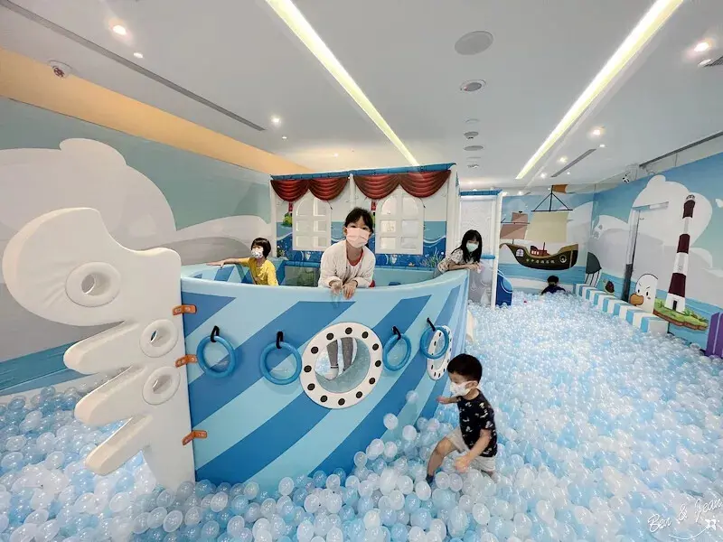 台中港酒店》親子遊樂 FUN 世界.健身房.三溫暖，鄰近高美濕地與三井Outlet 台中親子飯店推薦