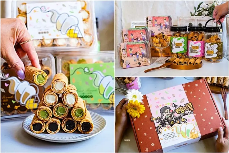 台中爆餡系伴手禮║台中十大伴手禮巴部屋最新品真心小捲餅，讓味蕾的體驗又更升一階，一次狂嗑一盒！！