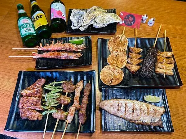 [中山區美食] 柒串燒屋長安店 平價串燒19元起 小資族 學生的最愛！#中山區善導寺站美食 @蛋寶趴趴go