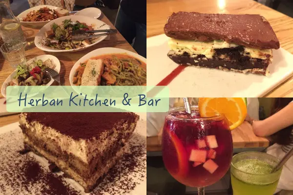 【Foodie】再度挑戰蔬食餐廳 ｜忠孝敦化站。二本餐廳 Herban Kitchen & Bar