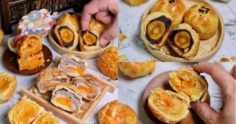 【全台食記】彰化深耕14年在地品牌『BearBakery  小熊菓子』推出中秋新品，蛋黃酥、芋頭流芯酥香濃綿密、菠蘿酥餅皮超美味！