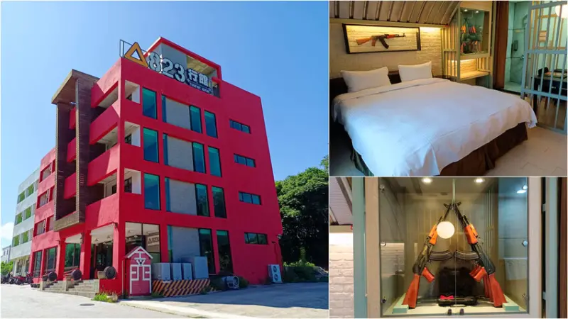 全金門地區唯一戰地風飯店，軍事迷的最愛~