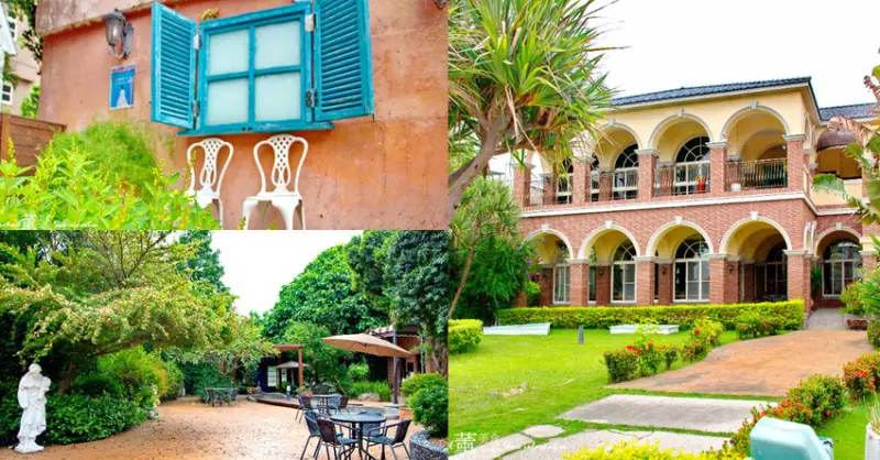 彰化景點：IG人氣打卡景觀餐廳推薦│親子景點一日遊｜韓服體驗、莊園造景、落雨松 #探索迷宮歐式莊園餐廳