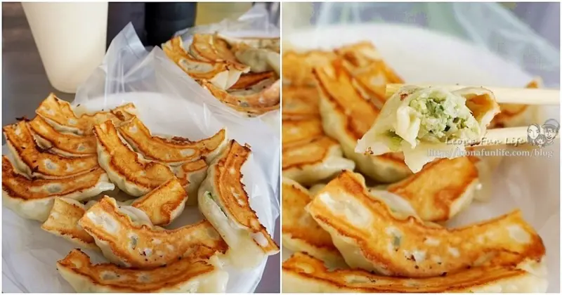 台中東區巷弄美食|富台鍋貼-眷村裡的超人氣超CP值鍋貼，一顆只要4元!!搭配香濃豆漿超對味