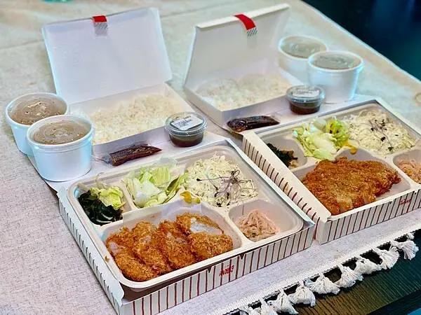 [連鎖美食] 靜岡勝政日式豬排(外帶/外送) 天母sogo餐廳 炸蝦定食/豬排飯套餐 #士林芝山天母美食 @蛋寶趴趴g