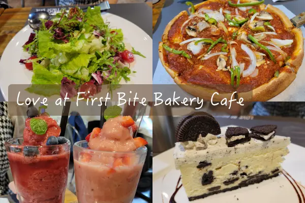 【Foodie】深盤Pizza & 重乳酪蛋糕雙享受｜台北大安。Love at First Bite Bakery Café