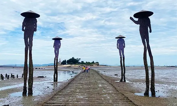 金門版的摩西分海！退潮限定景點「建功嶼」