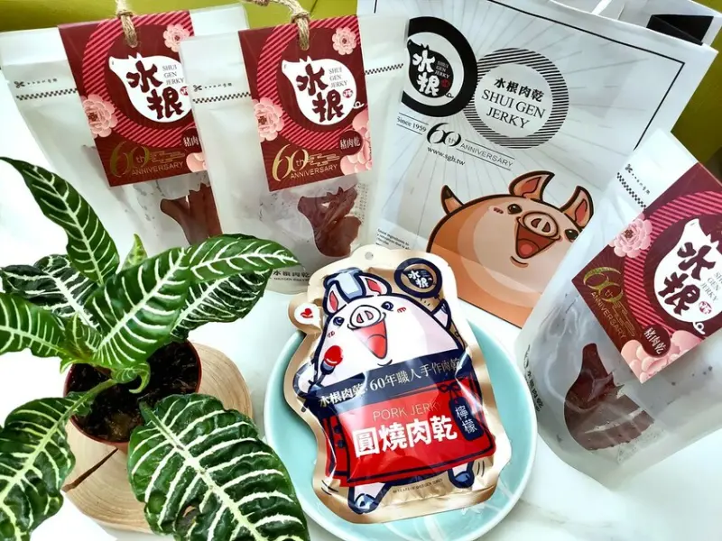 ★挑戰全台最長肉乾★【彰化60年水根肉乾】必買彰化伴手禮 厚切條子肉乾X圓燒肉乾 零食推薦送禮首選