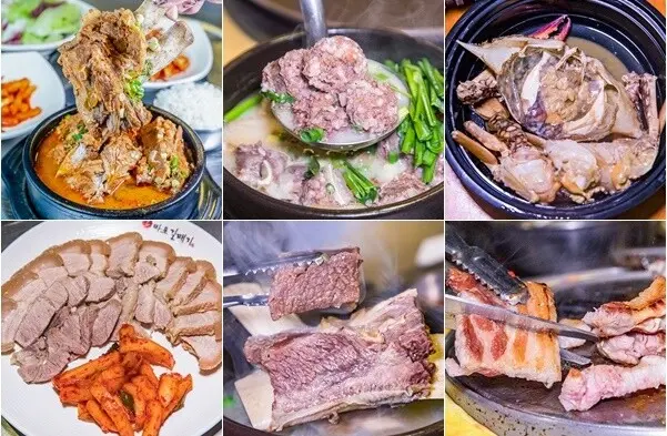 【台北捷運美食】【國父紀念館站韓式料理】新麻蒲海鷗疫情後全新吃法血腸鍋.牛肋條鍋.醬蟹.馬鈴薯排骨鍋.菜