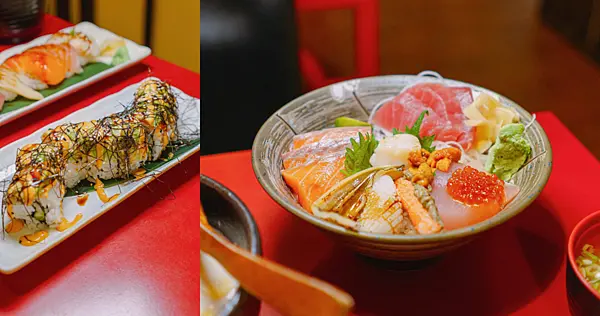 超豐富生魚片丼飯，六種生魚片及蟹膏、海膽，還能吃碗拉麵和燒烤，選擇多樣的板橋日式料理 | 【新北 板橋區】八八食堂