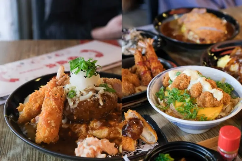 森本日式和風洋堂｜浮誇厚的日式漢堡排！咖哩、蛋包飯、炸豬排、定食、丼飯通通吃得到！