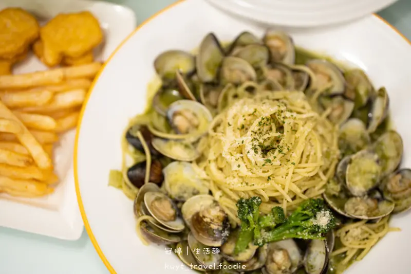 【喵匠義式麵坊清水店】CP值滿點！貓控/海鮮控大推貓咪主題餐廳，主餐150元起，清水美食推薦│菜單