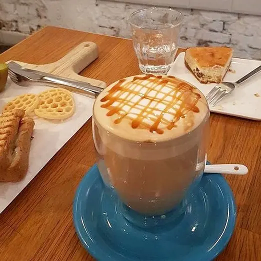 [咖啡]桃園咖啡好拾日咖啡館Serendipity-純白簡約又美好♥都市裡的靜謐/桃園咖啡廳/桃園下午茶