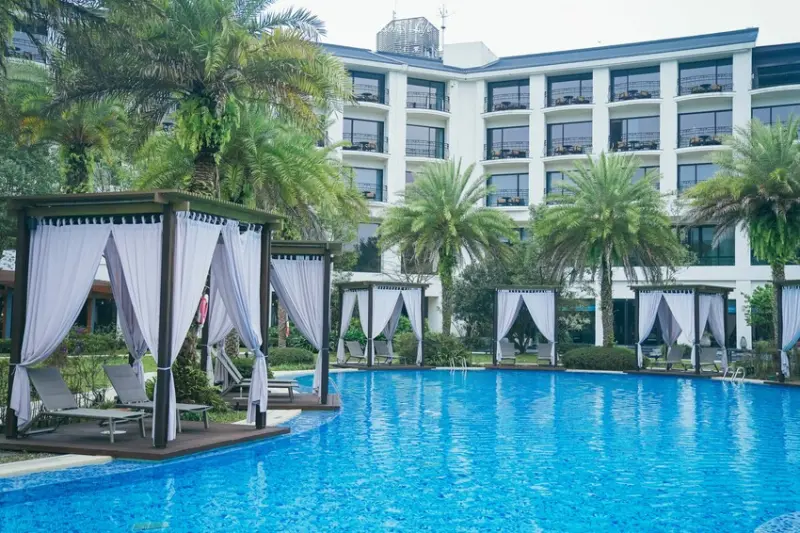 【桃園大溪｜住宿】桃園大溪笠復威斯汀度假酒店。戶外泳池放鬆度假去，超多親子設施，泳池happy hour好high