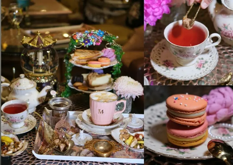 新竹美食|竹北奢華浪漫系「藍氣球咖啡」，宛若置身歐洲的貴婦級下午茶。肉依小姐吃什麼