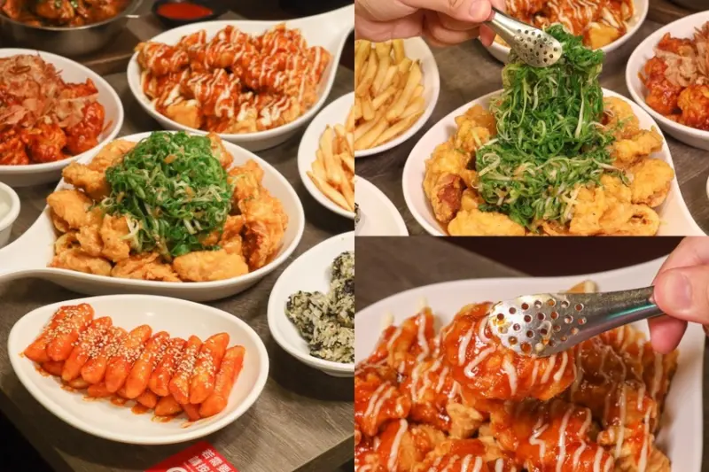 [台北美食] 滿蔥炸雞清爽對味 內用吃炸雞彷彿成為韓劇裡的男女主角 -起家雞韓式炸雞 光復店